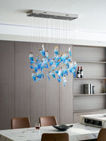 Ocean Drift Hand-Blown Glass Chandelier for Modern Interiors