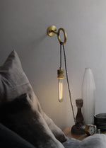 Loop Minimalist Wall Light With Wall Socket