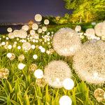 Dandelion Solar Pathway Lights Set of 10 for Modern Gardens