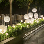 Dandelion Solar Pathway Lights Set of 10 for Modern Gardens
