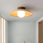 Rustic Mini Wood Ceiling Lamp