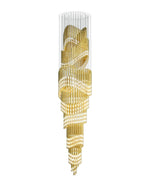 Symphony Orchestra Chandelier – Gold Nano-Coated Crystal Glass Pendant Light