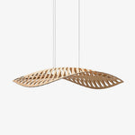 Zephyr Organic Wood LED Pendant Light for Modern Interiors