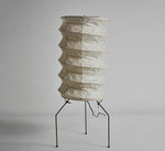 Kaze Origami Floor Lamp – Handcrafted Washi Paper & Iron Sculptural Light