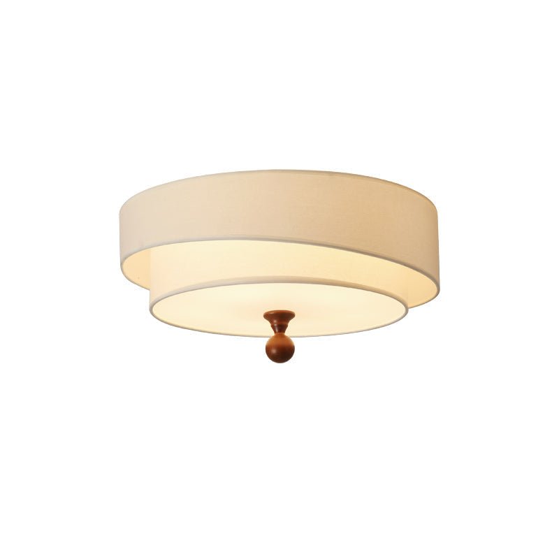 Layered Fabric Ceiling Light – Soft Diffused Glow for Modern Interiors