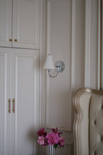 Slim Waist Wall Sconce – Modern Ceramic & Metal Wall Light