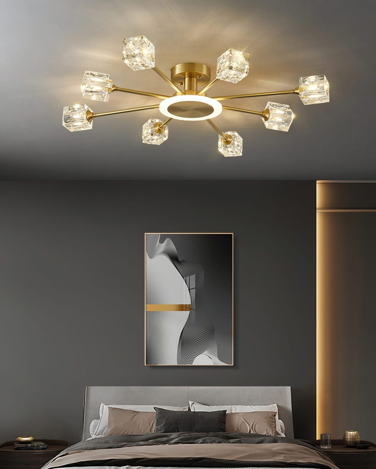 Rubik’s Cube Ceiling Lamp
