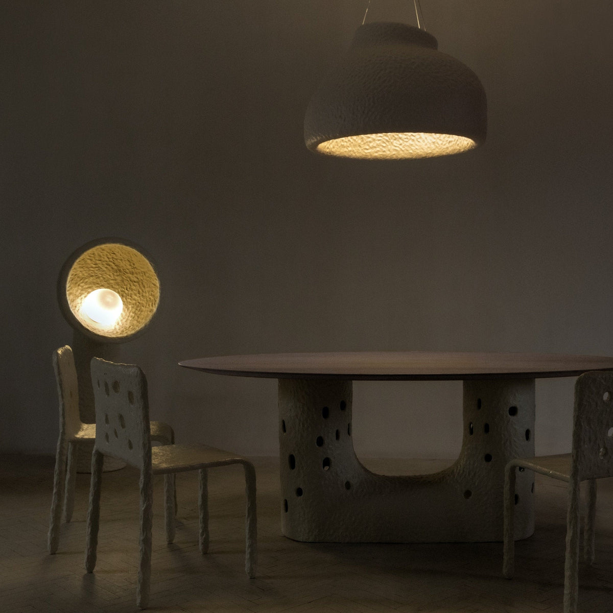 Echo Sculptural Floor Lamp