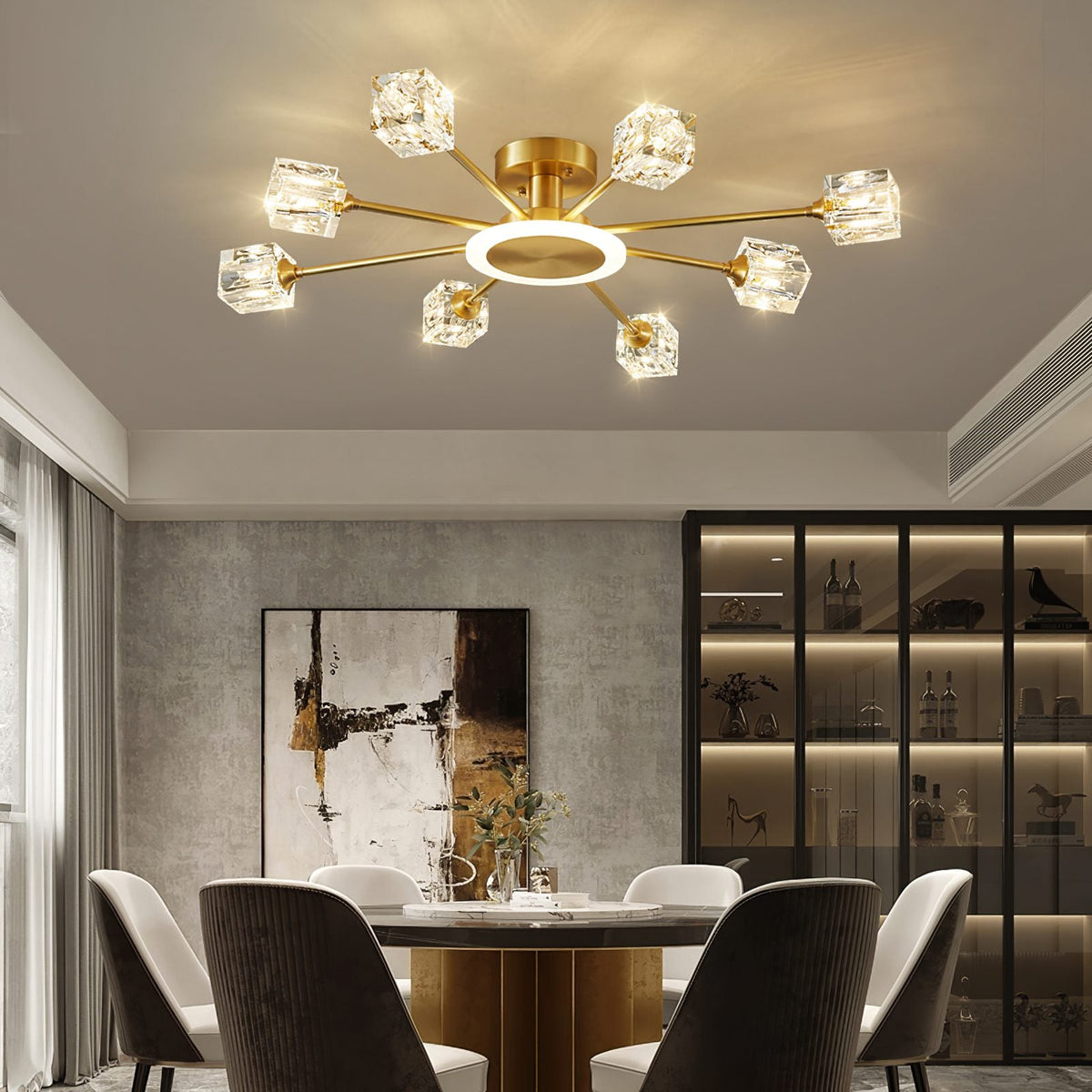 Rubik’s Cube Ceiling Lamp