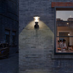 Modern Outdoor Wall Sconce with Warm LED Glow, Minimalist Waterproof Design