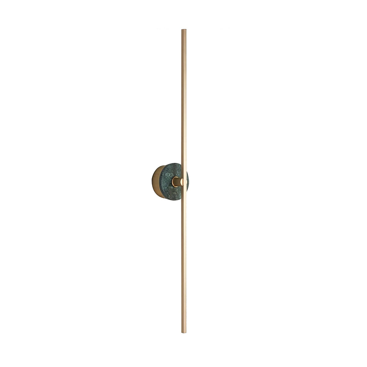 Zylaro Stone Wall Light – Brushed Brass & Marble LED Sconce