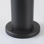 Heritage Iron LED Garden Lantern with Handcrafted Glass Shade