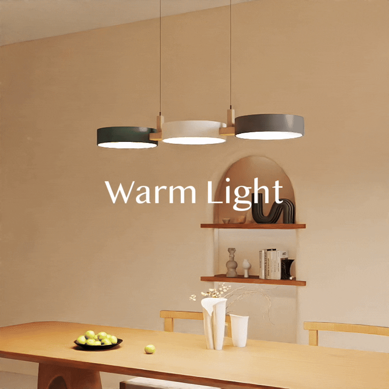Nordic Modern Metal Cylinder Pendant Light