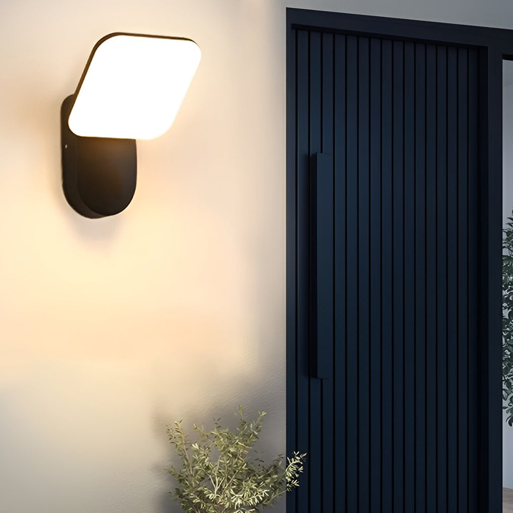 Square Led 12W Waterproof Modern Outdoor Wall Lamp