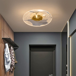 Modern Geometric Grain Ceiling Light