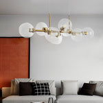 Glass Shade Led Postmodern Chandelier Ha089403
