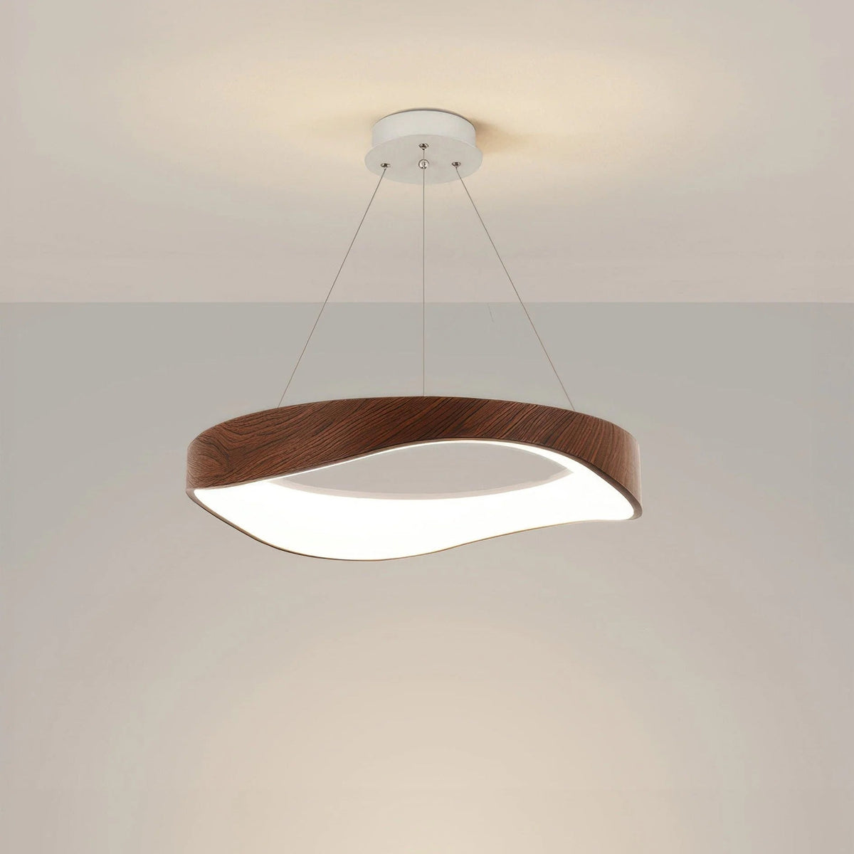 Nordic Creative Wood Grain Study Ceiling Lamp