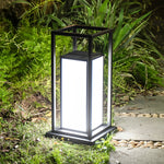 Outdoor Solar Fence Post Lights Ha077814