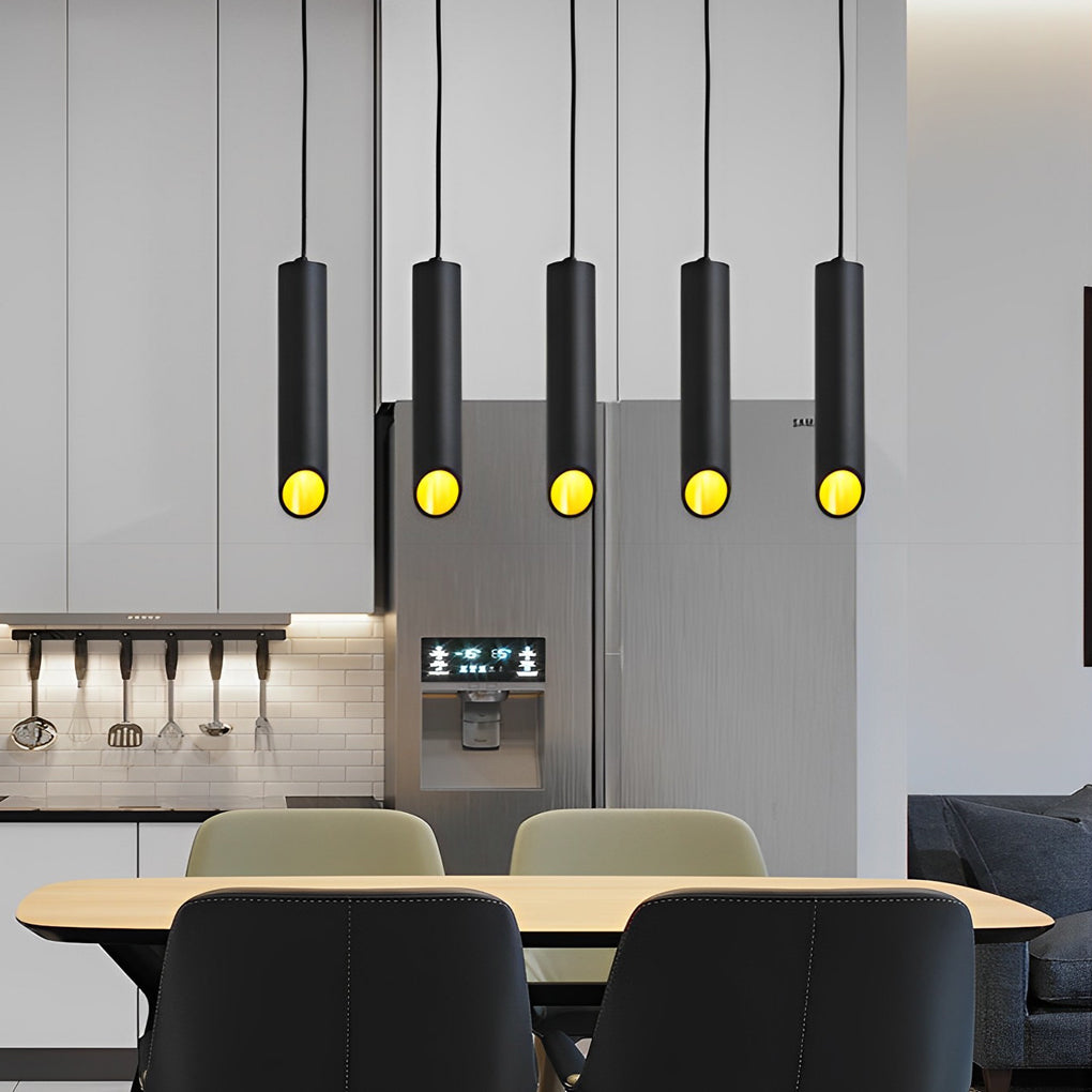 Long Cylindrical Pendant Lights Ha084262