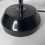 Ribbed Glass Bowl And Metal Italian Accent Table Lamps