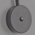 Black White Tube Led Swing Arm Wall Light Adjustable Wall Mounted Spotlight Bedroom Sconce Lamp