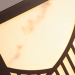 Mountain Scenery Modern Solar Post Light Li002225