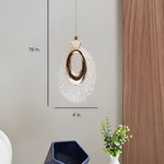 Lumina Circle Anodized Acrylic LED Pendant Light for Modern Interiors