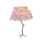 Feathered Elegance Table Lamp