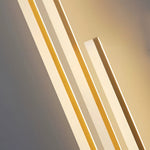 Modern Linear Wall Lamp Minimalist 2 Color Metal Wall Light