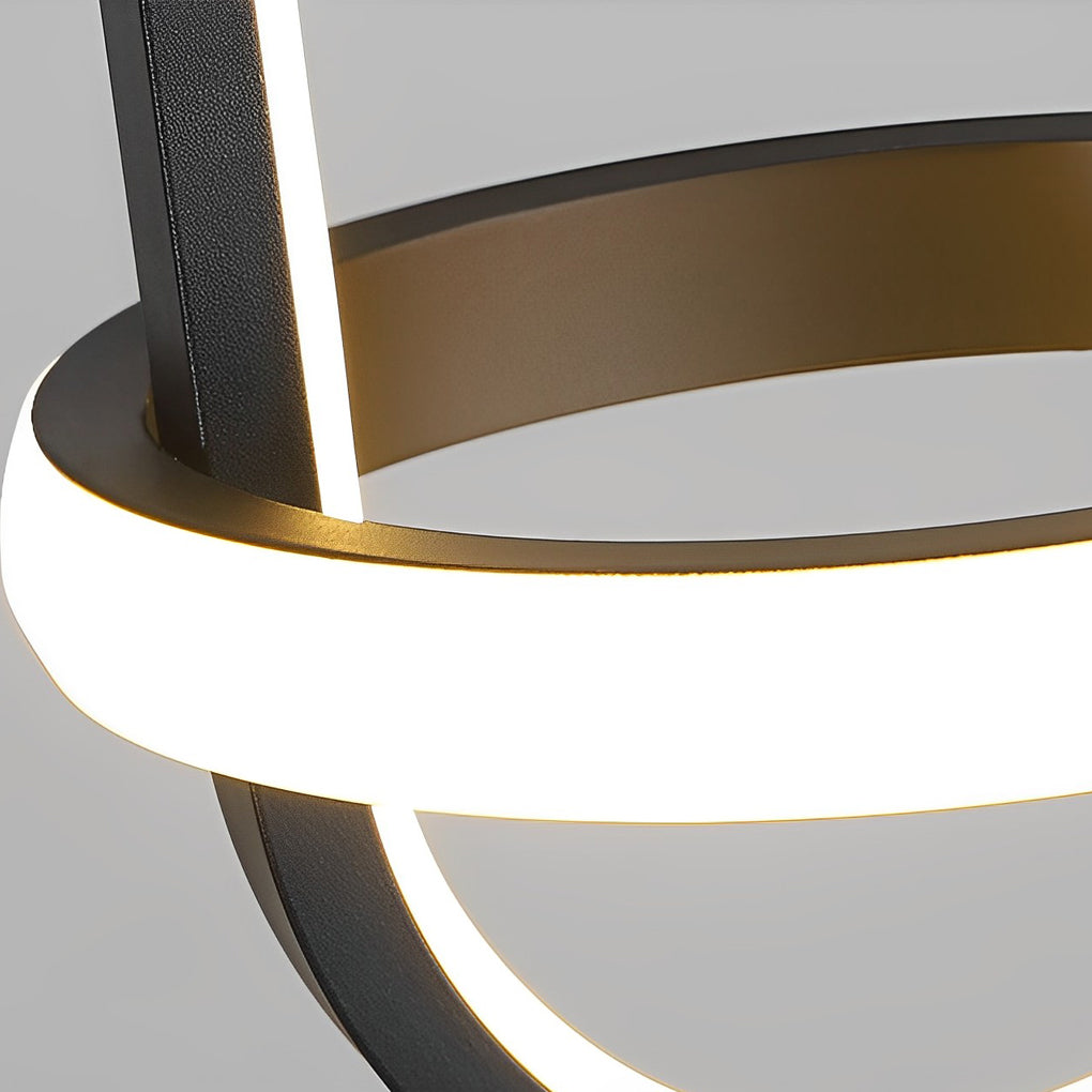 Round Creative Led Nordic Pendant Light Ha084561