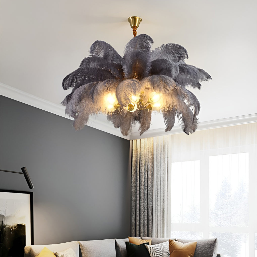 Creative Feathers Ins Nordic Chandelier Li002023