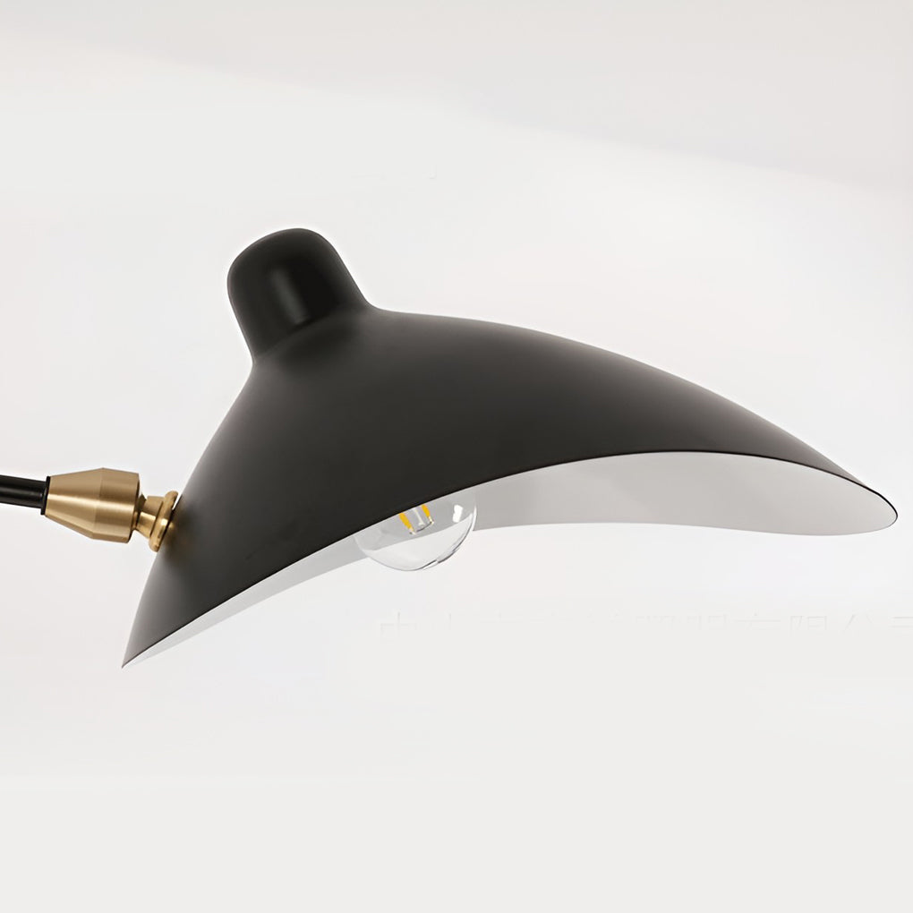 Adjustable Iron Swing Arm Wall Lamp