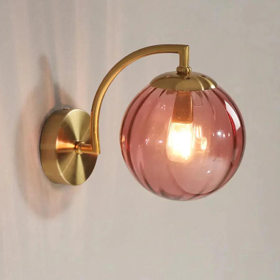 Watermelon Glass Wall Lamp Colored Glass Small Wall Lamp