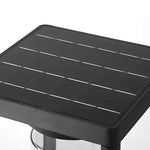 Square Minimalist Solar Fence Post Light Ha080736