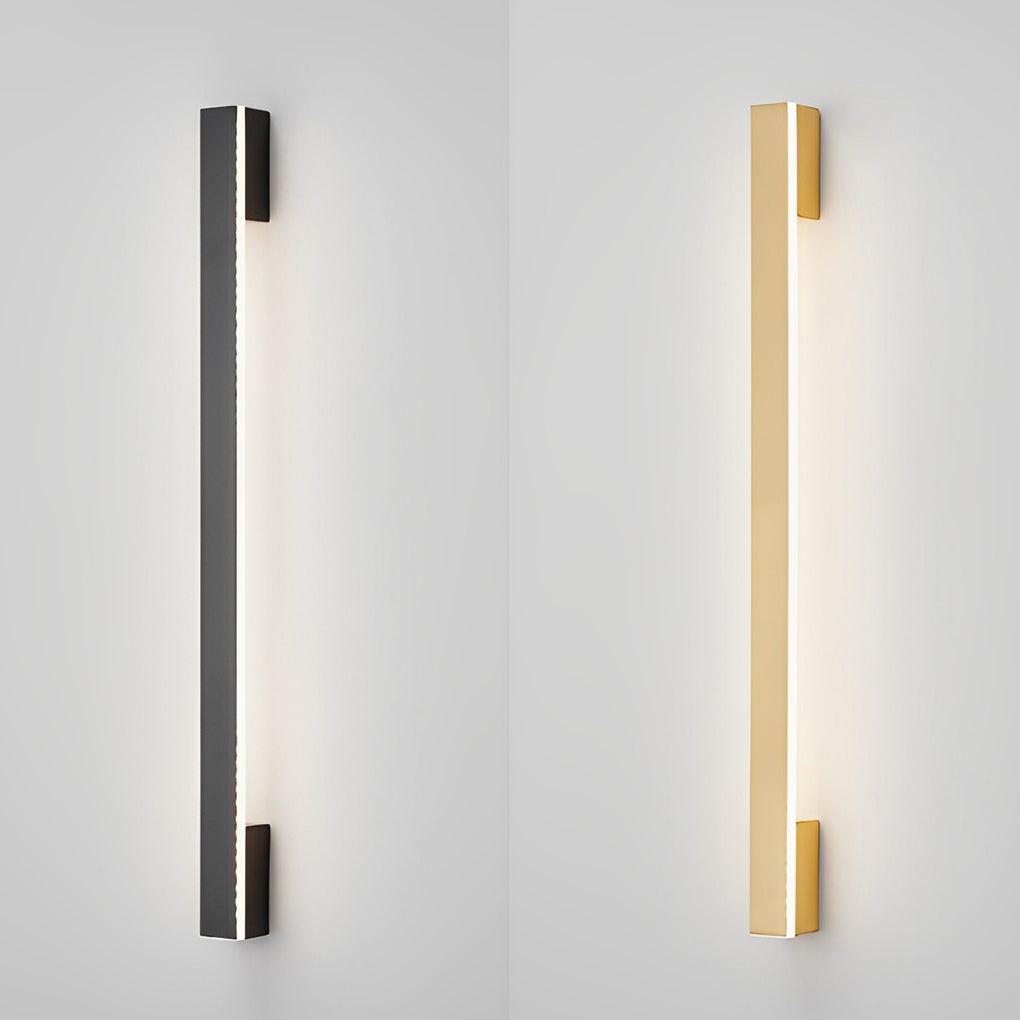 Copper LED Linear Wall Sconce with Three-Step Dimming for Modern Interiors