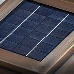 Square Modern Solar Fence Post Light Ha091706