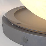 Solar Bubble Lunar Post Light Waterproof Globe Outdoor Lantern Gate Light Outdoor Lamp Landscape Light