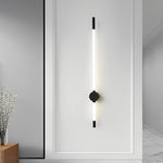 Modern LED Wall Sconce with Acrylic Shade in Black or Bronze