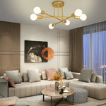 Elegant 6 Light Flush Mount Light E26 E27 22 Dia