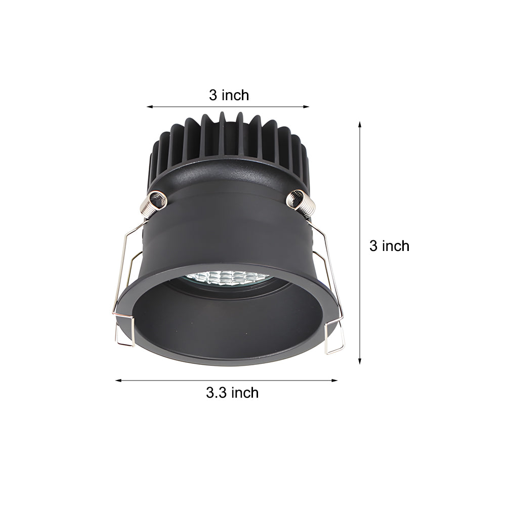 Round 10W Slim Trim Recessed Led Ceiling Downlight