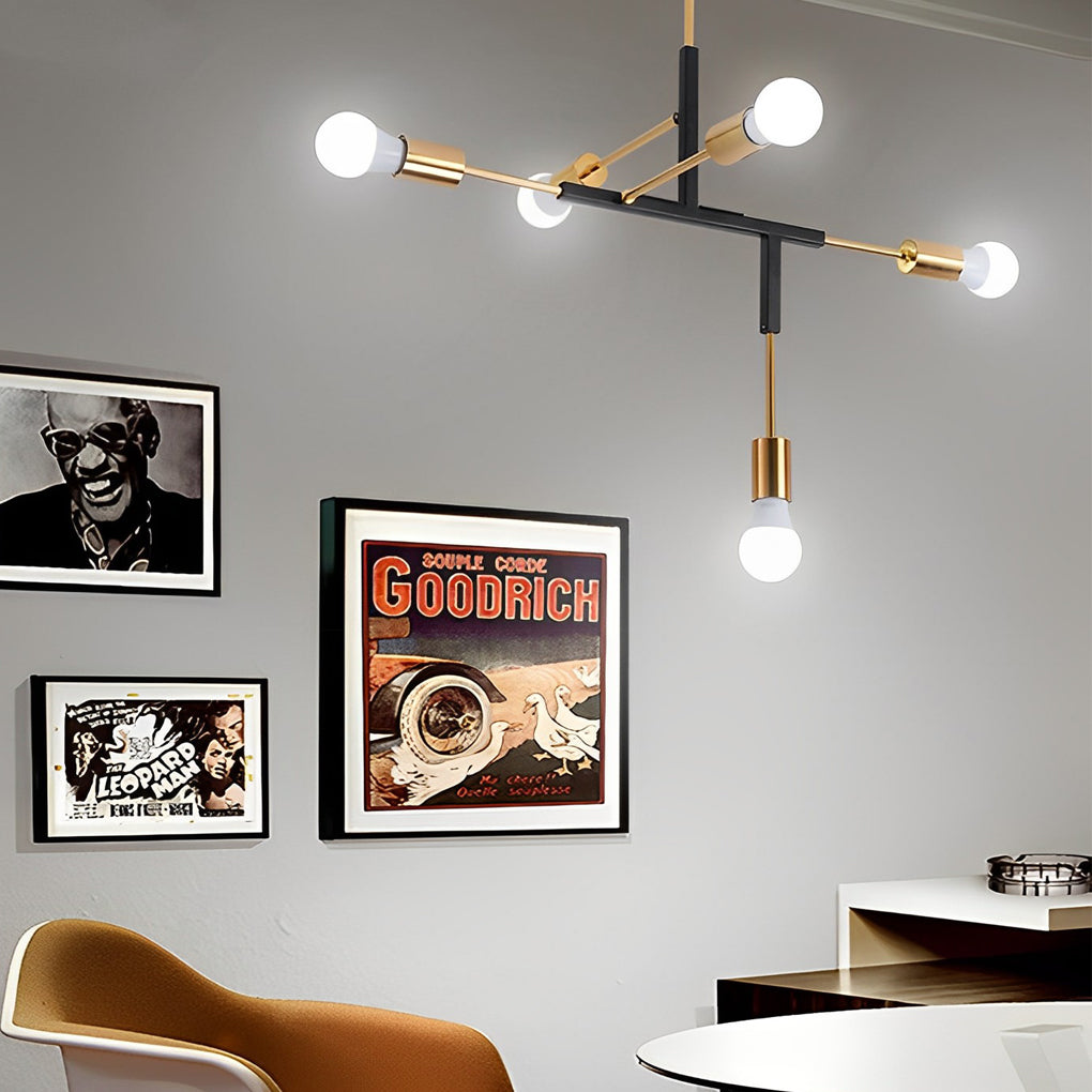 5 Lights Branch Electroplated Ceiling Lights Li002238
