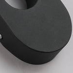 Modern Indoor Oval Led Wall Sconces 16 H Gold Black