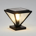 Geometric Shape Solar Fence Post Lights Li002413