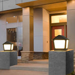 Cottage Shaped Modern Solar Fence Post Lights Li002306