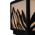 Mountain Scenery Solar Fence Post Lights Ha080149