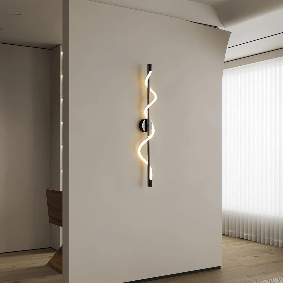Curve Beam Wall Light