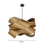 Rustic Modern Irregular Wooden Light