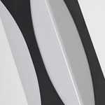 Modern Outdoor Wall Sconce in Black Stainless Steel with LED Illumination