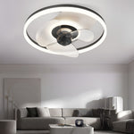 Circular Stepless Dimming Ceiling Fan Light