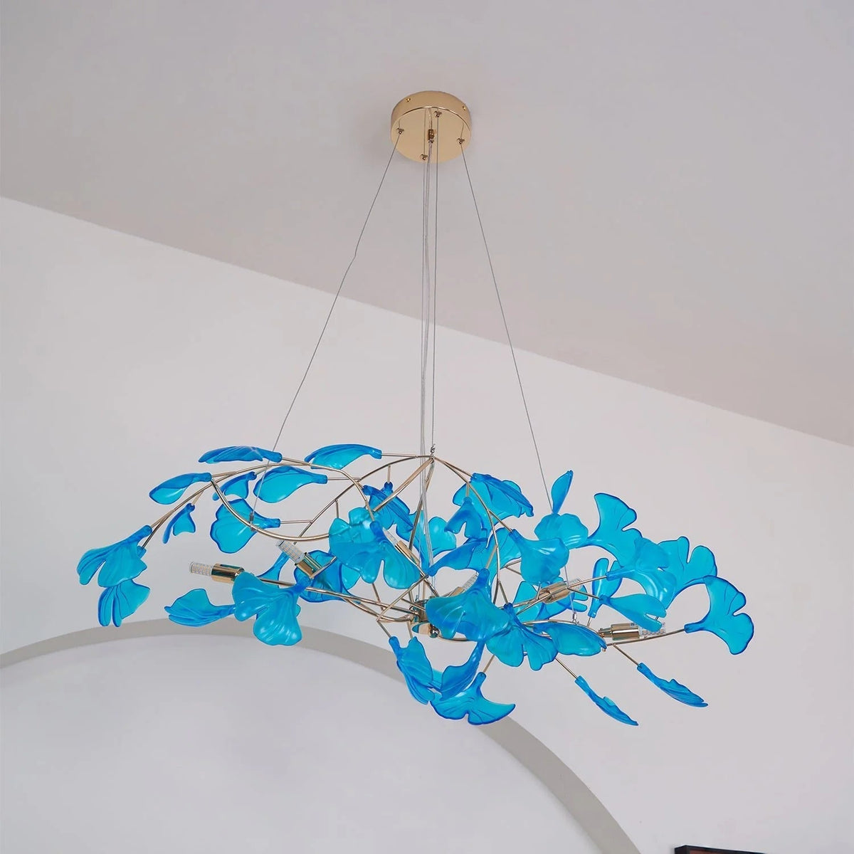 Auraleaf Acrylic Chandelier
